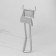 Holder for hammer for perforation, color chrome