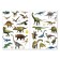 Stickers reusable set "for boys", 3 pcs., A4 format