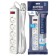 Network filter "Photon" SP 10-35ES, 3 m, 5 outlets, 10 A, with a shit, with salary, white