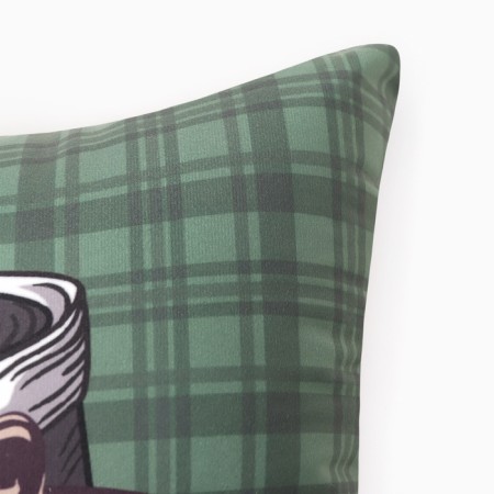 Decorative Ethel Pillow "From February 23" 40x40 cm, velor, 100% of the p/e-1