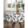 Tablecloth “leaves of oblivion”, round, Saten, d = 150 cm