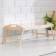 Folding breakfast table, 50 × 30cm, with handles, mirror