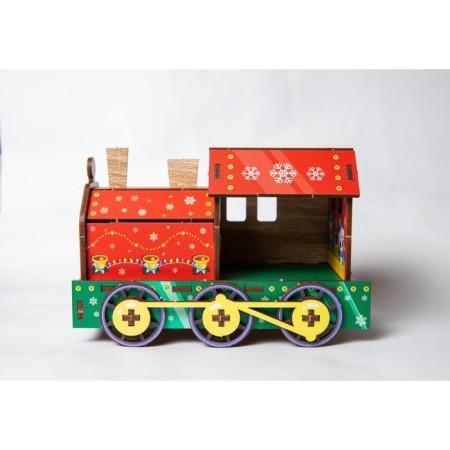 New Year's designer. The team-train-train "New Year! Festive steam locomotive "-2