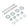 Reinforced rod, tundra, DIN 976 m10x100 2 pcs Ket, white zinc 2 pcs