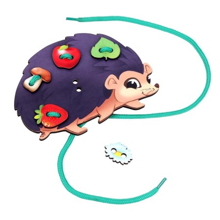 Lacing "walk with a hedgehog"-2