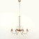 Chandelier 2459/8 E14 5W gold 75x75x85-135 cm Bayerlux