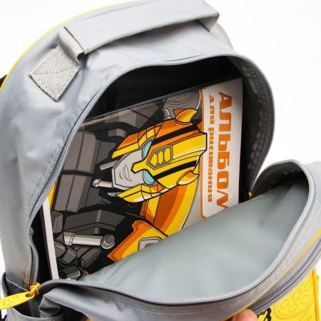 School backpack with an ergonomic back, 37x26x15 cm, transformers-6