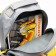 School backpack with an ergonomic back, 37x26x15 cm, transformers