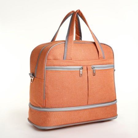 Road bag with lightning, with an increase, a long belt, the color of the orange-2