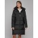 Coat insulated winter female, size 44, black color