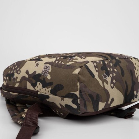 Baby backpack on lightning, 2 outer pockets, green color-2