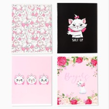 A set of notebooks 48 sheets, in a cage, A5, cats-aristocrats