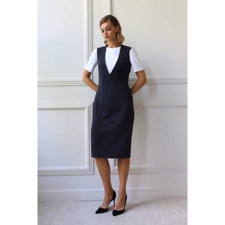 Dress with a deep neckline, size 50-2