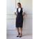 Dress with a deep neckline, size 50