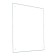 Glass panel 600x600x4 mm transparent, with mount