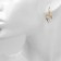 Earrings with rhinestones "Magic" hearts, white color in gold