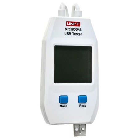 USB tester UNI-T 106885, measuring voltage, current strength, battery capacity, charging time-2