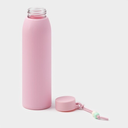 Water bottle glass "luxury", 300 ml, h = 21 cm, color mix-2