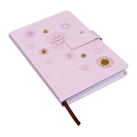 The Delo is a non -stated, A5, 140l, cage, regional kozhzam, with a strap, flowers, lilac-1