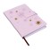 The Delo is a non -stated, A5, 140l, cage, regional kozhzam, with a strap, flowers, lilac