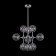 Richard 9x60W E14 chandelier 65x65x45cm