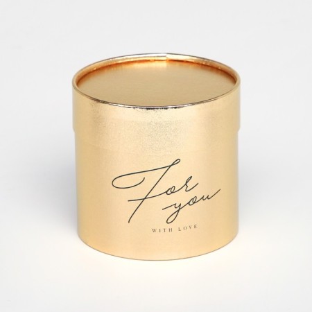 Gift gift, packaging, “for you”, gold, 12 x 12 cm-1