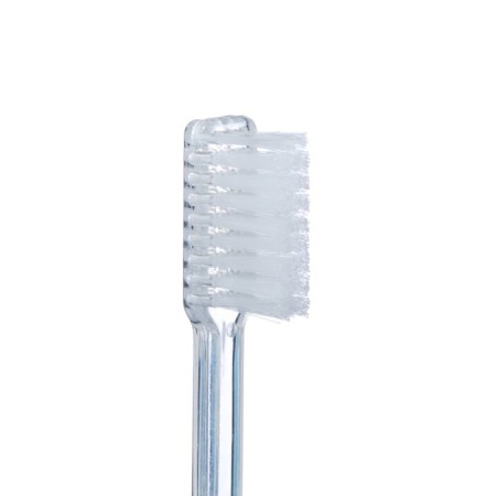 Folding toothbrush in individual packaging, 1 piece, medium rigidity, transparent-2