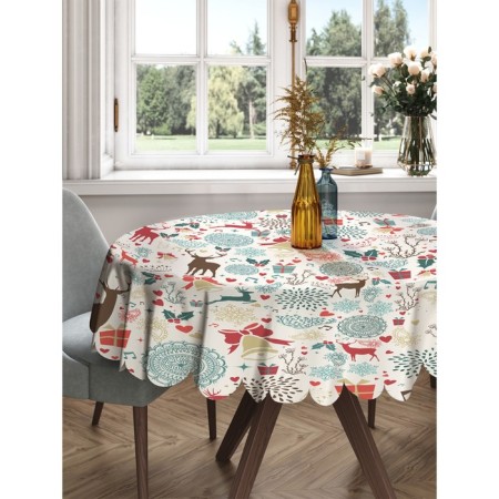 Photo scatter round, size 150x150 cm, Saten
