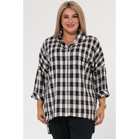 Female shirt, size 54, black color