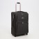 Small 24 suitcase "on lightning, code castle, with extension, brown color