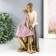 Souvenir Polystone "In love pair - a kiss on the heart" 9x17x22.5 cm