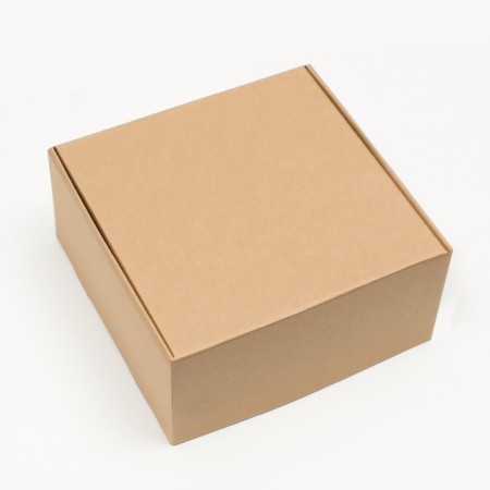 Self -assembly box, craft, brown 25 x 25 x 12 cm-1