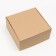 Self -assembly box, craft, brown 25 x 25 x 12 cm