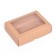 The box is folding, the lid is, with a window, craft, 14 x 10 x 4 cm,