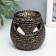 Aroma lamp ceramics "ribbed ball" mix 7x7x7.5 cm