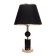 Highway lamp E27 40W black and gold 25x25x42.5 cm Risalux