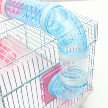Cell for rodents with tunnel, 47 x 30 x 30, cm, white-5