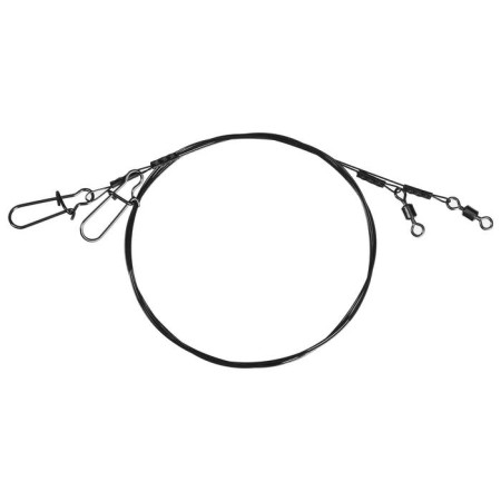 Trolling titanium leash, diameter 0.50 mm, test 26 kg, 75 cm, 2 pcs.-1