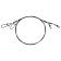 Trolling titanium leash, diameter 0.50 mm, test 26 kg, 75 cm, 2 pcs.