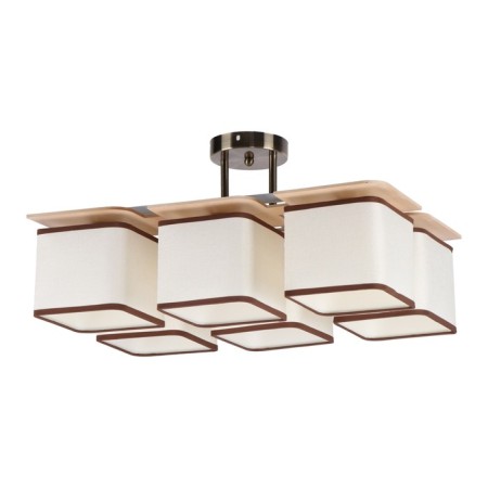 Lamp Ceiling Economy light 24089/6BR BR, 6x60W, E27, 28x37x56 cm, bronze color