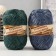 Yarn "NOSTOCE PRODUCATION" 100% polypropylene 200 ± 20m/50g set 2pcs (blue, green)