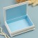 Casket "Bouquet of flowers in a vase", white, 10 × 14 cm, lacquer miniature