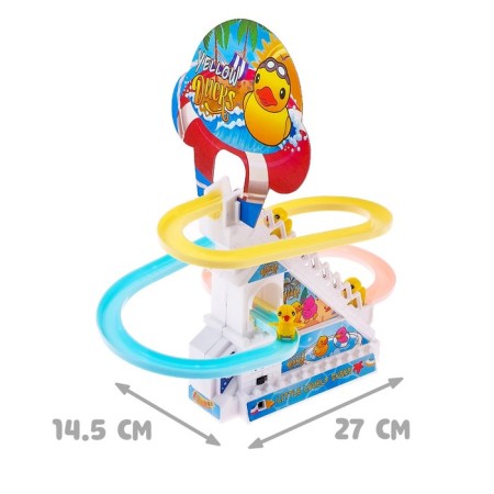 Developing toy "Ducklings-Traveling", light and sound effects-2