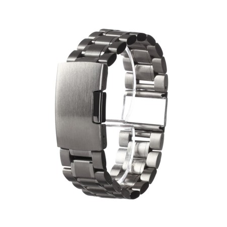 Watch strap, 20 mm, L-17.2 cm, spinks in the kit, silver-2