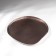 Trend, glass dish, d = 28 cm, brown color
