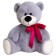 Soft toy "Bear Mishan", gray color, 32 cm