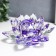 Lotus glass "Lotus violet" Diam 13.5 cm