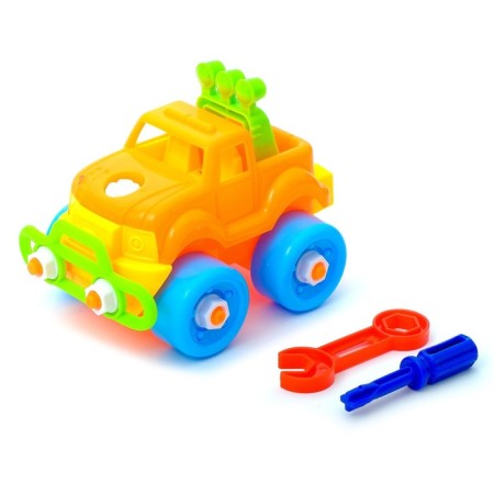 Constructor for kids "Jeep", 22 details, color mix-3