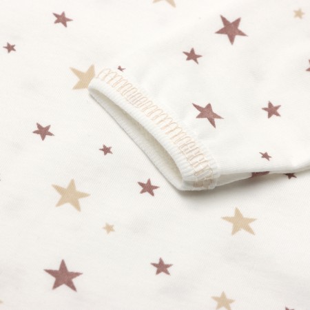 Body baby with a long sleeve, the color is white/stars, height 80-2