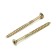 Infix, 4 x60 mm wood screws, with a cutting cutter., Torx20, yellow zinc